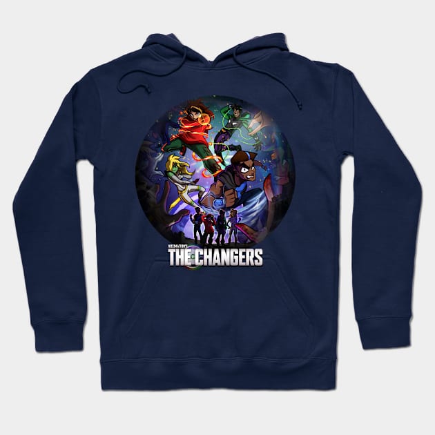 Changers Poster (Apparel) Hoodie by NoxiMation